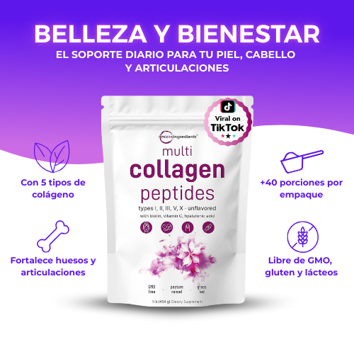 Collagen Peptides™ | Rejuvenece tu piel y disfruta de tu belleza